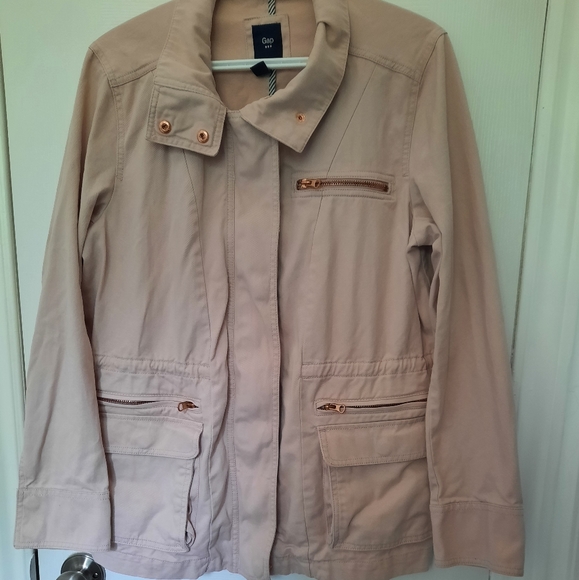 GAP Utility Jacket, Light Pink/Faint Rose Colour, Size Large - Picture 3 of 15